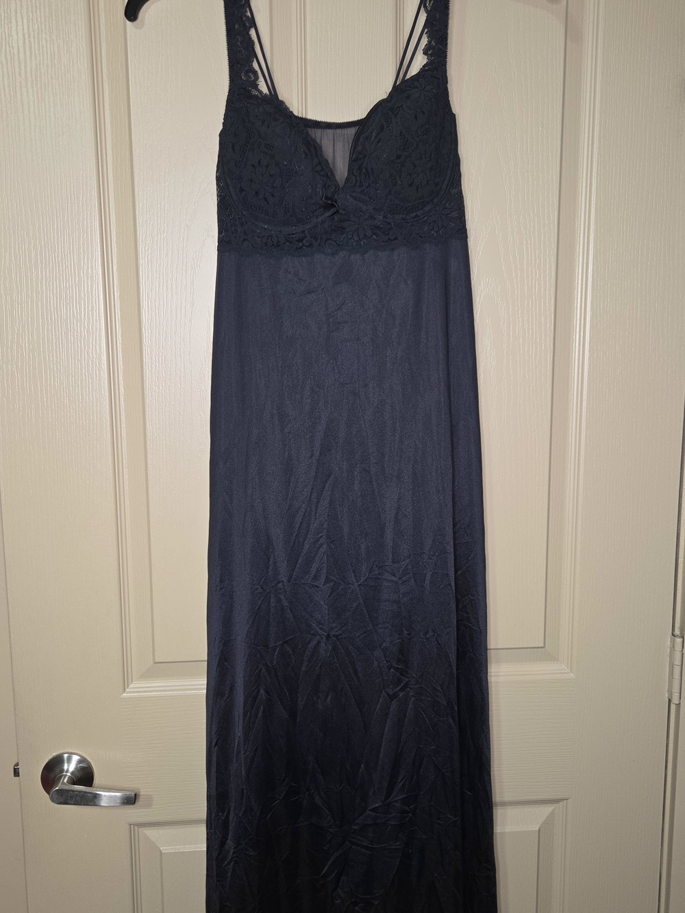 Y2K 2000'S Victoria's Secret black Lace Maxi Dress